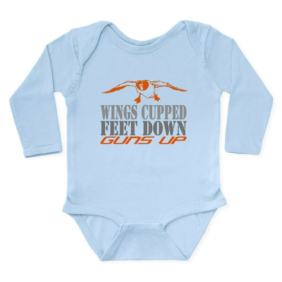 CafePress - Duck Hunter Body Suit - Long Sleeve Cotton Baby Bodysuit