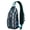 Silver-11, variant on Baby Dinosaur Pattern Sling Backpack – Lightweight Build, Durable Zippers, Artistic Cute Dino Style – Forest Adventure Bag