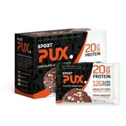Sport Pux Protein Bar, Chocolate Almond Fudge, 20G Whey Protein, 13G Sugar, 4Count