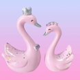 thumbnail image 4 of kurtrusly Resin Swan Statue Figurines Sculpture Cake Dashboard Decor Mini Pink, 4 of 8