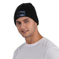 thumbnail image 5 of Tool Band Winter Hats Warm Knit Cuffed Beanie Unisex Skull Knitted Caps Fashion Ski Hat For Men And Women Black, 5 of 9