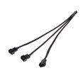 thumbnail image 4 of Cable del divisor del ventilador de la caja PWM 2pcs Pwm A 3x 3pin / Cable de Alimentación de Divisor Ventilador Magideal Cable del divisor del ventilador de la caja PWM, 4 of 7