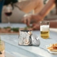 thumbnail image 5 of Yayeee Ashtray with Lid for Cigarette Smokeless Stainless Steel Home Ash Holder, Beautiful Floral, 5 of 7