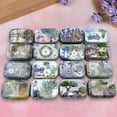 thumbnail image 1 of 8Pcs Mini Lavender Flower Tin Trinket Jewelry Organizer Storage Box Decorative Boxes Small Metal Tins with Hinged Lids Portable Box Containers Storage Kit, 1 of 7