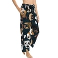 thumbnail image 2 of Sigee Dogs Print Women's Soft Pajama Pants - Breathable and Comfortable Lounge Sleep Bottoms with Elastic Waistband and Pockets-, 2 of 9