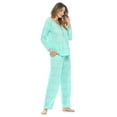 thumbnail image 2 of Casual Nights Women's Pajama Sets Jersey Knit Long Sleeve Sleepwear Nightwear Lounge Pajama Set, 2 of 5