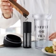 thumbnail image 4 of Cold brew cup portable cold brew coffee machine cold brew coffee tea sealed bottle iced coffee cup with lid stainless steel filter reusable cold brew coffee tea cup, 4 of 8
