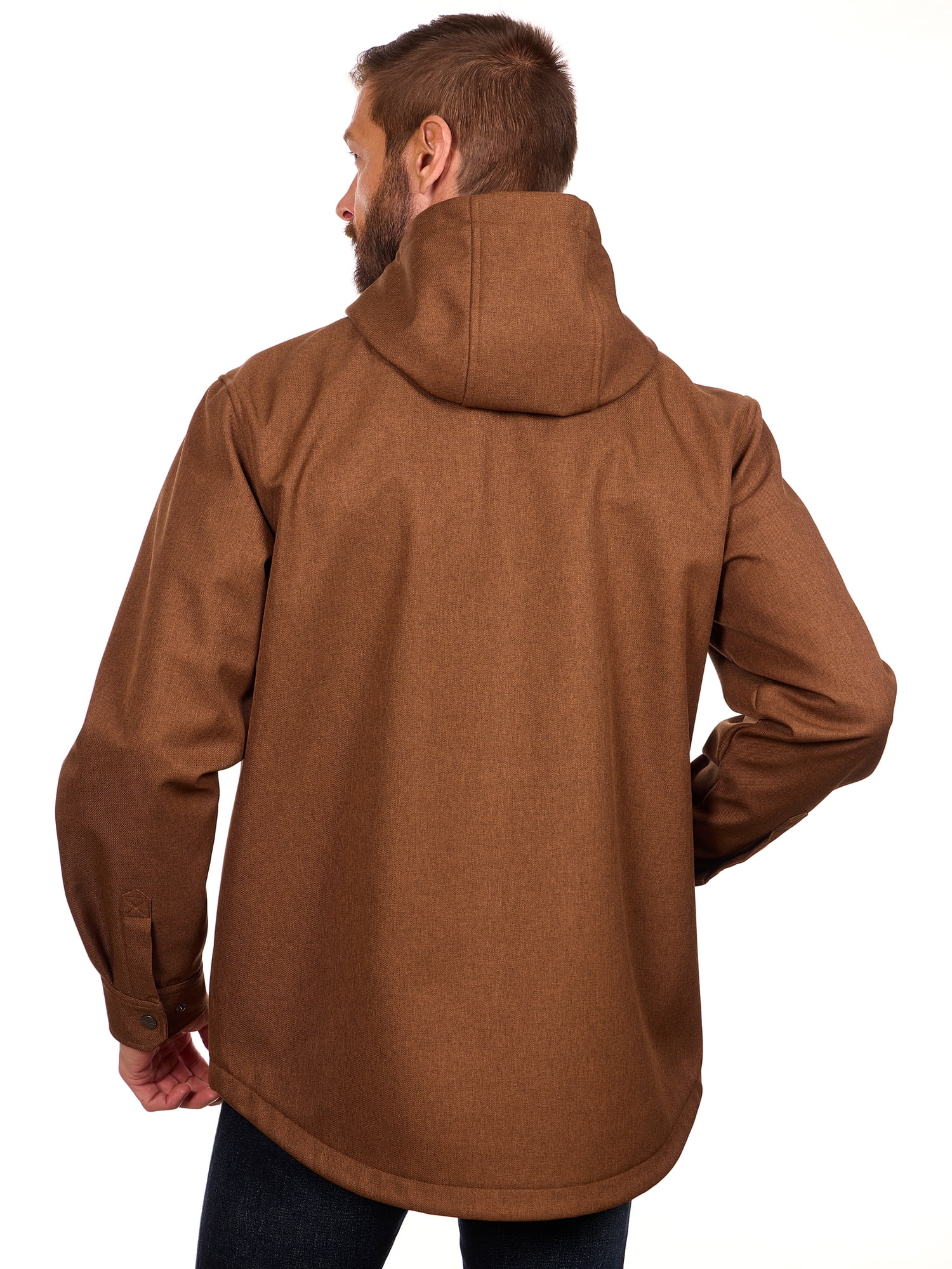 Bass Creek Outfitters Men's Twill Bonded Fleece Softshell Jacket, Sizes M-2XL