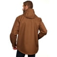 thumbnail image 3 of Bass Creek Outfitters Men's Twill Bonded Fleece Softshell Jacket, Sizes M-2XL, 3 of 14