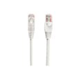 thumbnail image 2 of Black Box Slim-Net - Patch cable - RJ-45 (M) to RJ-45 (M) - 7 ft - UTP - CAT 6 - booted, molded, stranded - white, 2 of 3