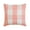 Peach Pink, variant on Pillow Cover, Aqua & Ivory White Large Gingham Checks, Plaid Couch Cushion Covers, 12 x 12 Buffalo Checks Cotton Pillow Cover, Blue Pillow Covers 12x12 inch (30x30 cm) - Aqua Plaid