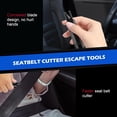 thumbnail image 3 of 2PCS,2-in-1 Window Breaker Seatbelt Cutter, One-Second Force-Driven Glass Breaker Flash Hammer, Car Emergency Escape Tool & Safety Essentials., 3 of 5