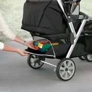 Chicco Cortina Together Double Stroller for Infants and Toddlers - Minerale (Black/Silver), New