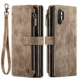 thumbnail image 1 of CaseMe pour Samsung Galaxy Note 20 Ultra Note 10 Note 10 Plus Étui Portefeuille, Porte-Cartes en Cuir, Béquille Magnétique et Fermeture Éclair, 1 of 5