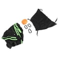 thumbnail image 3 of Hamaca triangular portátil para varias personas, colgante, para acampar, para pesca al aire libre, color negro, 3 of 5