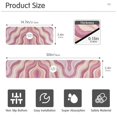 thumbnail image 3 of Yayeee Faucet Mat for Kitchen Sink 14.7" Diatomite Long Splash Guard Pad, Pink Brown Pattern, 3 of 7
