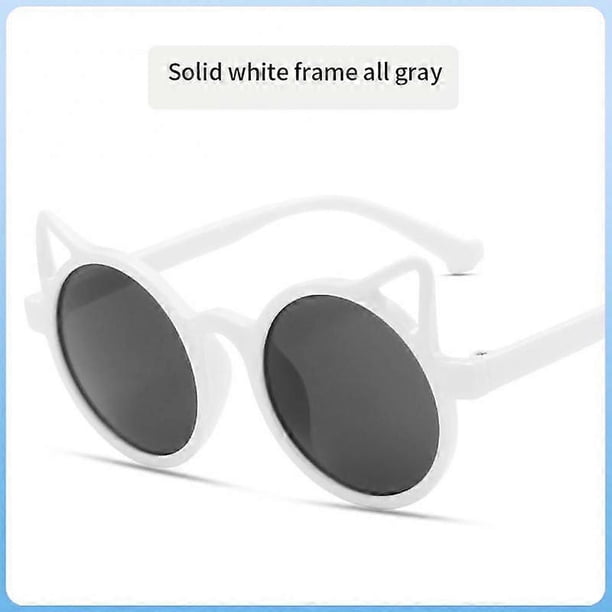 Cartoon Sunglasses Colorful Summer Outdoor Glasses Cat Eye Eyewear Children Girls Round Frame