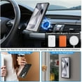 thumbnail image 4 of for Samsung Galaxy S24 Ultra Magnetic Case Compatible with Magsafe, PU Leather Phone Case [Ratchet Ticking Kickstand Ring] Anti-Shock TPU Protective Case Fits for Galaxy S24 Ultra 5G (Black), 4 of 7