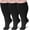 3 Pairs Black, variant on UZMOG 3 Pack Plus Size Compression Socks for Women & Men, Extra Wide Compression Socks Calf Knee High Stockings
