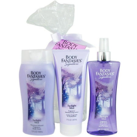 6 Piece Wash Set Body Fantasies Twilight Mist 3 Piece Gift Set for Women, This fragrance gift set includes 8 oz Body Spray, 7 oz Lotion, 12 oz Body Wash By BODY FANTASIES SIGNATURE ()