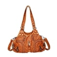 thumbnail image 1 of Bolso de hombro Zulema Correa ajustable Cuero PU Marrón, 1 of 8