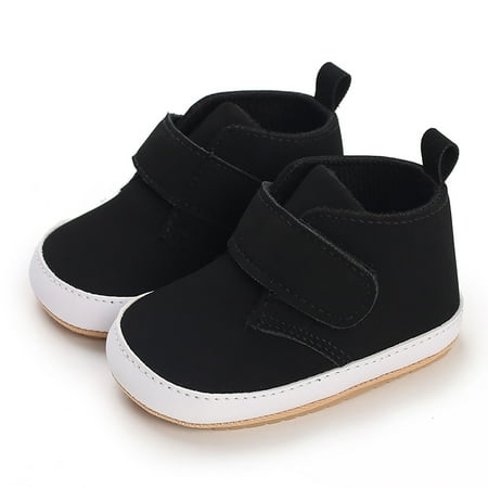 

LYCAQL Spring and Autumn Children Baby Toddler Shoes Boys and Girls Floor Sports Shoes Flat Bottom Non Dress Shoes Girls (Black 6 Toddler)