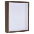thumbnail image 1 of Unique Bargains 8x12 Shadow Box Frame Wooden Dried Flower Display Stand Floating Photo Frame Brown, 1 of 7