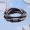thumbnail image 4 of 4 Digit Cycling Heavy Duty Cable Combination Password Bike Cable Lock Cable Hard Coded Lock (Black), 4 of 6