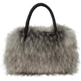 thumbnail image 1 of LHSHIDU Furry Tote Bag for Women Fuzzy Faux Fur Large Tote Handbag Cute Soft Fluffy Purse Ladies Satchel, 1 of 6