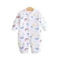 thumbnail image 2 of Weebloom Baby Boy Girl Pajamas Print Romper Jumpsuit Playsuits Outfits Nightwear Sleepers 6-9 Months, 2 of 3