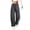 BU21_Gray, variant on Baggy Cargo Pants Women Parachute Hiking Wide Leg Pants with Pockets Y2K Casual Travel Drawstring Sweatpants Black S