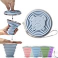 thumbnail image 2 of Taza plegable telescópica de silicona para niños, botella de agua plegable de viaje al aire libre, tazas, vajilla, taza de agua, 2 of 4