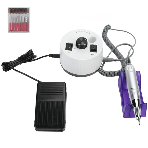 Máquina pulidora de uñas, taladro eléctrico para uñas de 30000 RPM, taladro eléctrico para uñas, máquina perforadora de uñas, rendimiento sólido