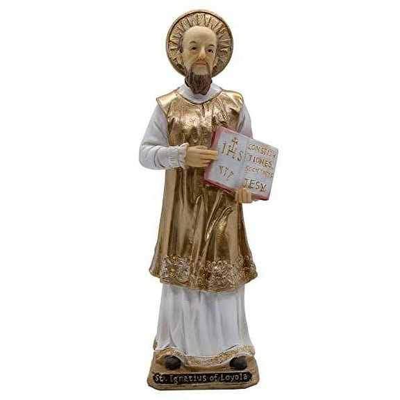 8" St. Ignatius Loyola Statue