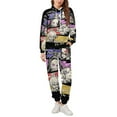 thumbnail image 4 of Demon Slayer Unisex Adult Sweatsuits Hoodie & Sweatpants Long Sleeve Hooded Sweatshirt Matching Joggers Tracksuit Sets 2XL, 4 of 9