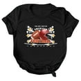 thumbnail image 4 of OJinShaWanO Brat Shirt Women's Rugby Printed Round Neck Short Sleeved T Shirt, 4 of 4