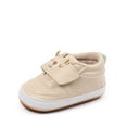 thumbnail image 4 of enyan Inf'ant Gir'l Shoes B'aby Boy Girl Non-Skid Indoor Infant Walking Shoes Breathable Warm Elastic Sock Shoes with Sole Protect Toes Outdoor Sneakers Khaki,Size 5, 4 of 7