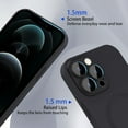 thumbnail image 3 of Magnetic for iPhone 12 Pro Max Case for Women, Shockproof Matte Luxury Metallic Luster Design with Full Camera Lens Protector, Compatible with Magsafe Case for iPhone 12 Pro Max 6.7"-Black, 3 of 13