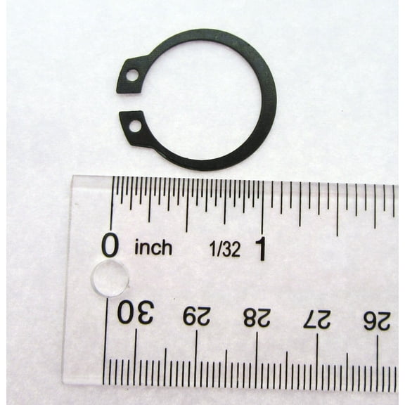 External Retaining Snap Ring  7/8 inch Black Oxide  Spring Steel