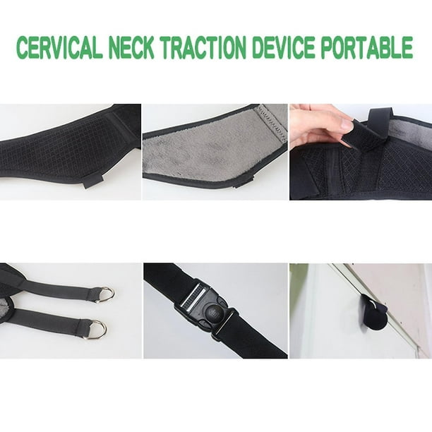Yeegool Cervical Neck Traction, Portable Home Neck Traction Device Neck Stretcher For Spinal Neck Pain Relief