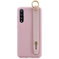 thumbnail image 1 of Étui pour Huawei P20 Pro, Tissu de Peinture en Strass Cadre TPU Doux et Élégant, Support Mince Multicolore avec Sangle de Poignet, IBAOLE - Violet R-Pêche Huawei P20 Pro, 1 of 6
