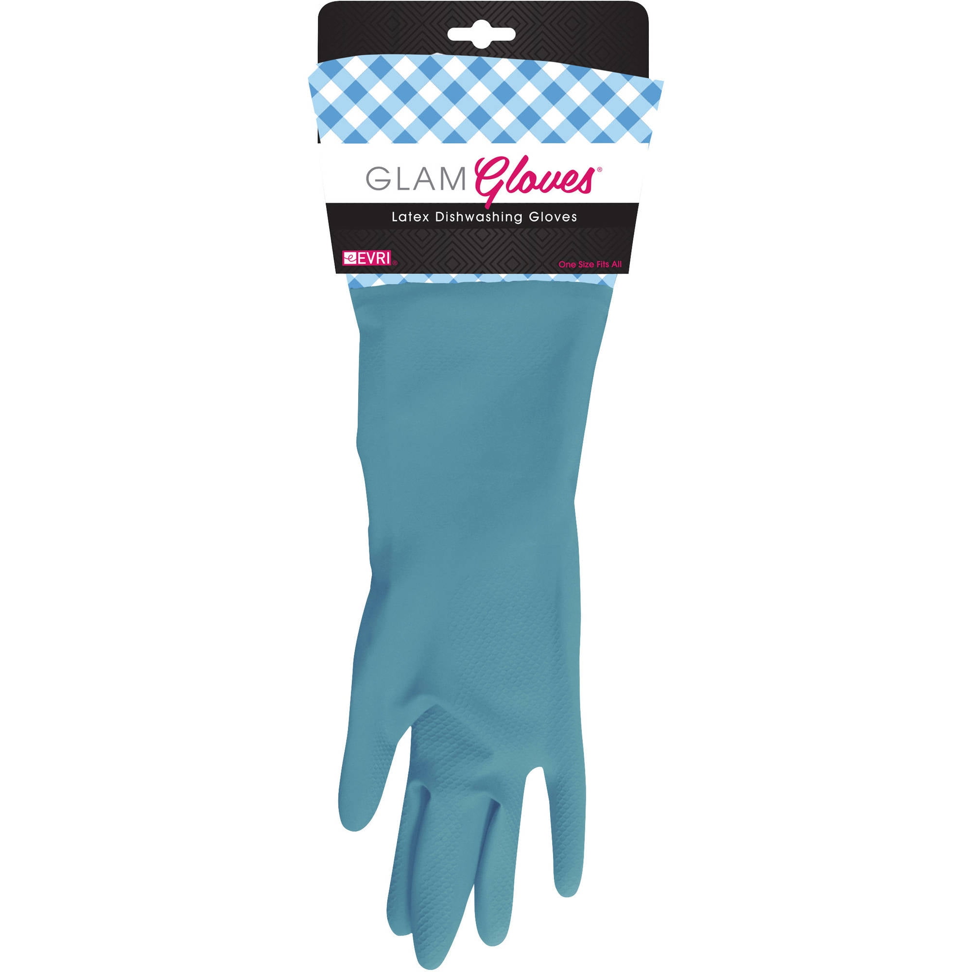 New Glam Gloves Latex Cleaning Gloves Dishwashing Gloves Long Cuff 