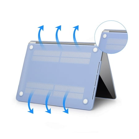 Techprotectus - Compatible with MacBook Pro 14 with M3/M2/M1 Pro/MAX case 21-2023 with Touch ID (Model: A2918 A2992 A2779 A2442) - Blue