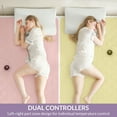 thumbnail image 5 of HOMLYNS Queen Size Electric Heated Mattress Pad - Zoned Dual Control 10 Heat Levels & 1-12H Timer, 5 of 7