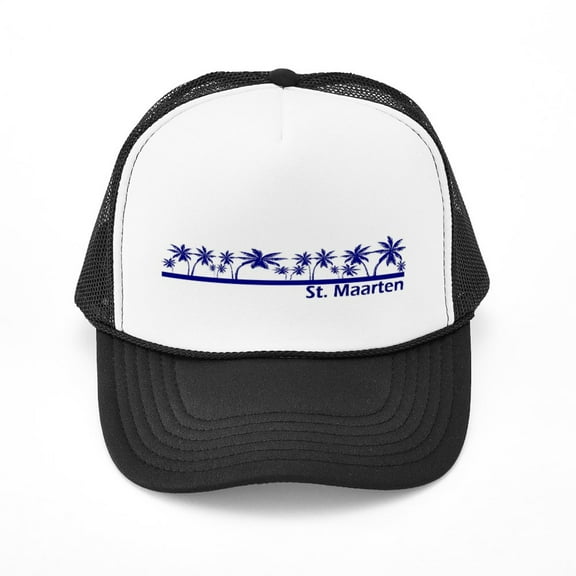 CafePress - St. Maarten - Adjustable Unisex Printed Trucker Hat with Mesh Back
