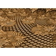 thumbnail image 1 of Ahgly Company Indoor Rectangle Patterned Carrot Orange Area Rugs, 5' x 8', 1 of 1