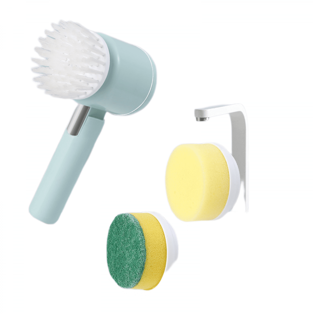 YFMHA Electric Cleaning Brush Handheld Kitchen Brushes Wireless Bathroom  Scrubber Tool 