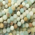 thumbnail image 3 of CHUANK 6mm Amazonite Matte Round Beads Genuine Gemstone Natural Jewelry Making, 3 of 5