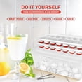 thumbnail image 3 of Ice Cube Tray with Lid and Bin (4 Pack, Red) Silicone Plastic Ice Cube Trays for Freezer, BPA Free Ice Trays with Bin, Ice Scoop, Ice Tong and Drinking Straw Stackable Ice Trays for Cocktail, 3 of 5