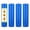 Blue, variant on PSBM Stretch Wrap 15 Inch x 1500 Feet 4 Rolls 63 Gauge Blue Opaque Hand Plastic Shrink Film for Pallet Packaging Moving Packing